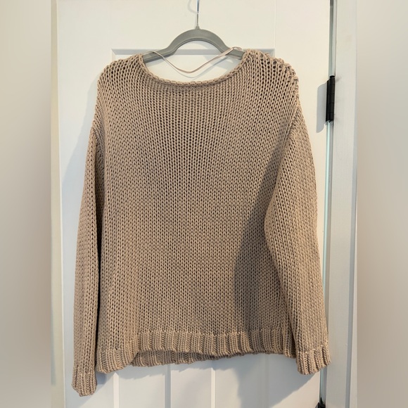 Soft Surroundings Taupe Knit Sweater - Picture 5 of 5